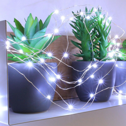 150 micro ghirlanda animata a LED bianco puro características
