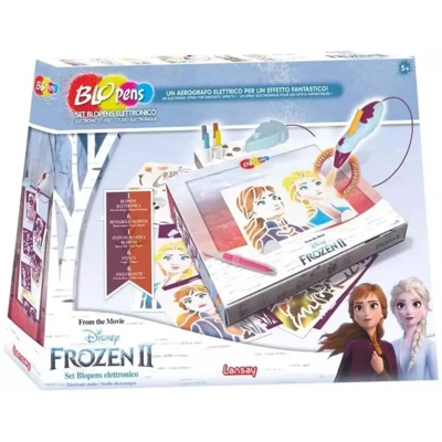 Lgvshopping - Frozen II Aerografo Elettronico 38x28x7cm Gioco Creativo Per Bambini Spray