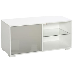 Mobile Porta Tv Fino A 42'''' Basso Design Moderno In Legno Bianco E Grigio características
