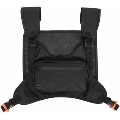 Borsa da petto riflettente, nero