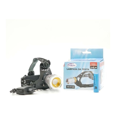 Lampada Da Testa Professionale Da Pesca, Campeggio 350Lm