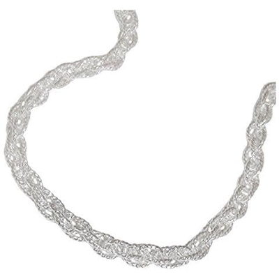 Collana 112000 - Double Anchor Silver 925-50cm