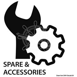 Controflangia Interna di Finitura per Passo d'Uomo Bianco Alluminio 540 x 540 mm 19.720.10 precio