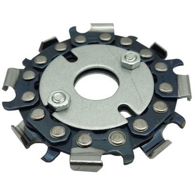 8 con 2,5 pollici di macinino piastra catena dente angolo, segatura di legno pan