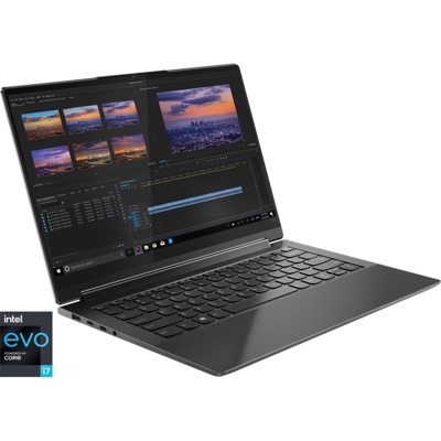 Yoga 9 LPDDR4x-SDRAM Ibrido (2 in 1) 35,6 cm (14") 3840 x 2160 Pixel Touch screen Intel® Core™ i7 di undicesima generazione 16 GB 1000 GB SSD Wi-Fi 6 (802.11ax) Windows 10 Home Nero, Notebook