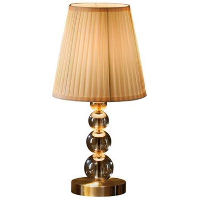Lampada Da Tavolo In Cristallo Champagne, E27