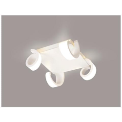 Soffitto 4 Luci, 48w Led, 3000k, 3600lm, Bianco Sabbia precio