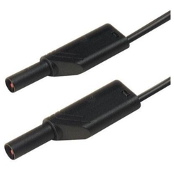 SKS Hirschmann MLS SIL WS 50/1 Puntali di sicurezza [Spina a banana 4 mm - Spina a banana 4 mm] 0.50 m Nero 1 pz. en oferta
