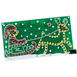 WSSA116 Cavalcare Babbo Natale Modello (kit/modulo): KIT da costruire 9 V, 12 V - Whadda precio