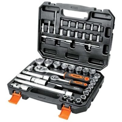 Kit 45 pezzi - chiavi a bussola esagonali 1/2 1/4 155545 - Wokin