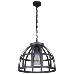 Ciondolo Appeso Industriale E Retrò In Argento Antico 1 Luce, E27 precio