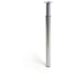 Gamba cilindrica regolabile stile moderno per tavoli e piani di lavoro. Altezza estensibile 710-1100 mm. Realizzata in acciaio con finitura en oferta