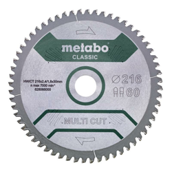 Metabo Lama 'multi cut - classic', 216x2,4/1,8x30 Z60 FZ/TZ 5°neg /B - 628655000 precio