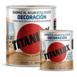 Vernice all'acqua Decoro Ecologico Brillante Titanlux | 250 mL - Incolore - Incolore características