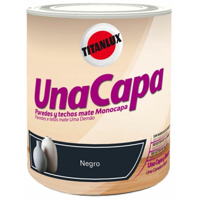 Matte Painting Uno Strato | 750 mL - Nero - Nero - Titan