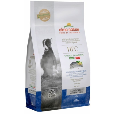 HFC Cane Medium e Large 1,2kg Longevity Spigola e Orata - Almo Nature