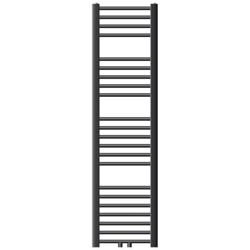 Termosifone (radiatore) Bagno, Ecd Germany, Modello Sahara, 300 X 1400 Mm, Antracite, Dritto, Con Collegamento Centrale, Portasciugamani en oferta
