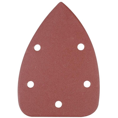 Silverline 10 fogli per levigatura a dettaglio a fissaggio strappo 140 mm 240 Grana