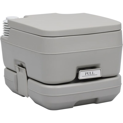 WC Portatile per Campeggio Grigio 10+10 L - Grigio - Youthup