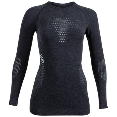 Maglia Lady Fusyon Cashmere Uw Shirt Intimo Tecnico Donna - Grey Stone-pearl S-m