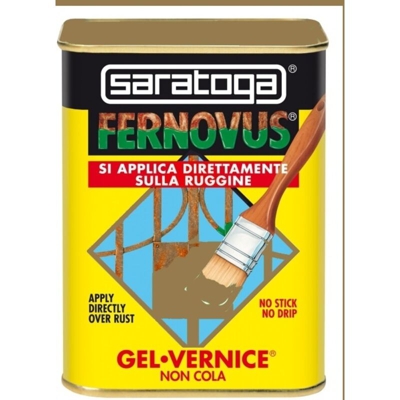 Vernice Antiruggine in Gel Fernovus, Micaceo Saratoga - Bronzo Micaceo 750ml