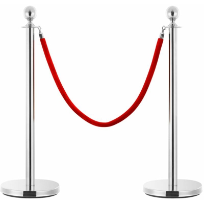 Cordone per Transenne Rosso e Argento in Velluto - Rosso - Youthup