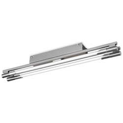 2 Light Flush Light In Acciaio Spazzolato en oferta