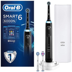 Oral-b Smart 6 6000n Crossaction Spazzolino Elettrico - Nero (uk 2 Pin) características