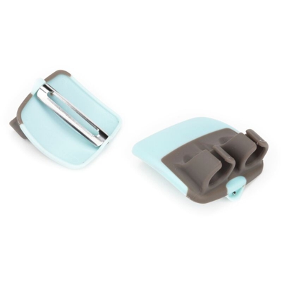 Casa Collection - Pela Verdure in Silicone/Acciaio Inox Azzurro/Marrone