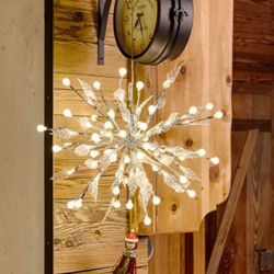 Lotti Importex - Ramo decorato con foglie e luci a led luce calda natale decorazione natalizia en oferta