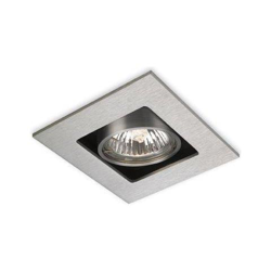 Downlight Da Incasso Quadrato 1 Luce In Acciaio Spazzolato, Gu10 precio