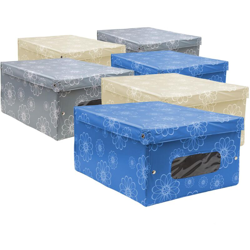 6 Maury'S Queen Scatole Box Per Armadio In Pvc 50 X 39 X 24 Cm Colori Assortiti en oferta