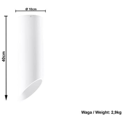 1 Luce Da Incasso A Soffitto Bianco, Gu10 precio