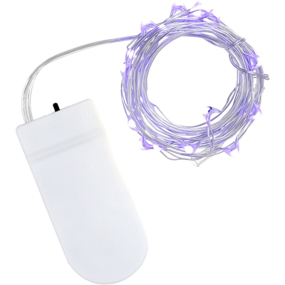 condotto stringa di luce di Natale confezione regalo lanterna illumina la torta di rame bouquet moneta caso di batteria lampada viola luce della