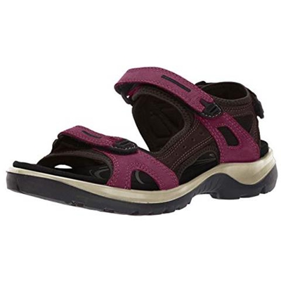 Off, Sandali Con Cinturino Alla Caviglia Donna, Rosso (sangria / 51760 Figura), 37 Ue