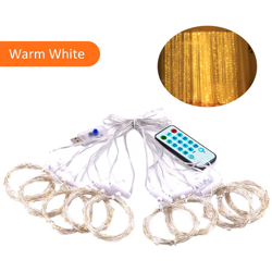 DC 5 V 5 W 300 LED 10 parti barriera fotoelettrica di musica USB lampada telecomando alimentato 12 luci effetto modello / temporizzazione / regolare en oferta