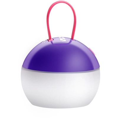 Mobi Garden - Campeggio esterno da campeggio ricarica lampada di illuminazione a LED con batteria con cavo USB consegna sogno viola