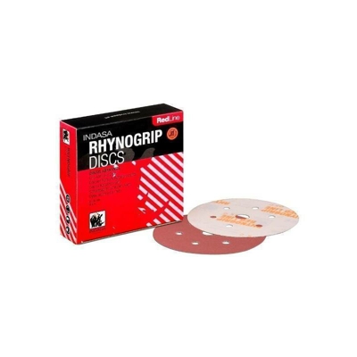 Di levigatura disco 150 millimetri Rhynogrip Red Line Indasa | 100 - Box 50 pc