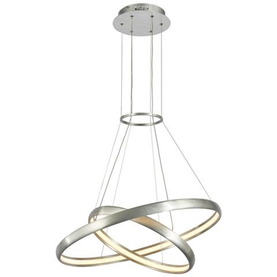 Sospensione Moderna A Led A Sospensione In Alluminio, Bianco Caldo 3000k 3000lm Dimmerabile