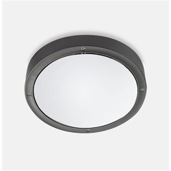 Plafoniera Da Esterno A Led Rotonda A Incasso Basic Alluminio Grigio 26cm 1488lm 4000k Ip65 características