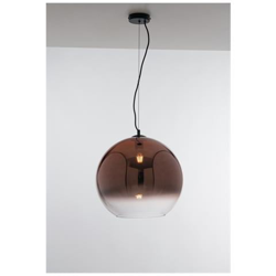 Lampadario Globe Dome, Rame, Trasparente, E27 precio