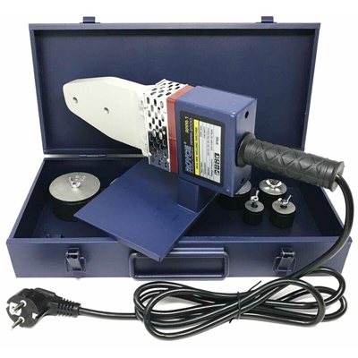 Polifusore 2000W per saldatura saldatore tubi plastica pvc 6 matrici idraulico