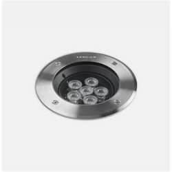 Faretto Da Incasso A Terra Da Esterno A Led In Acciaio Inox Lucido 8,5 Cm 240 Lm 61 Gradi.  3000k Ip67 precio