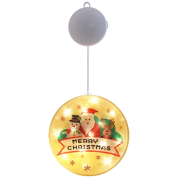 luci luci decorative Sucker LED di Natale festoso luci di Natale batteria un'atmosfera luminosa vetrina le stelle disposte le luci della stringa, características
