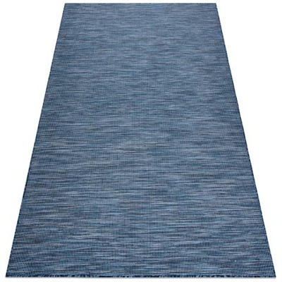 Tappeto Sizal Patio 2778 Tessuto Piatto Blu Toni Blu 194x290 Cm