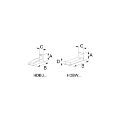 ANCORAGGIO A TENSIONE INOX PARTE INFERIORE HDBW200G (Par 5) características