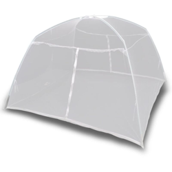vidaXL Tenda da Campeggio 200x150x145 cm in Fibra di Vetro Bianca - Bianco precio