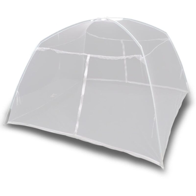 vidaXL Tenda da Campeggio 200x150x145 cm in Fibra di Vetro Bianca - Bianco