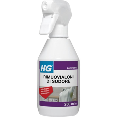 Hg Rimuovialoni Di Sudore E Di Deodorante 250 Ml Pulizia Igiene Casa