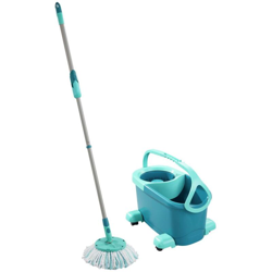 Set Mocio per Pavimenti a Disco Clean Twist Ergo Mobile - Verde - Leifheit precio